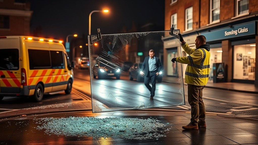 Emergency Glazing Savile Row