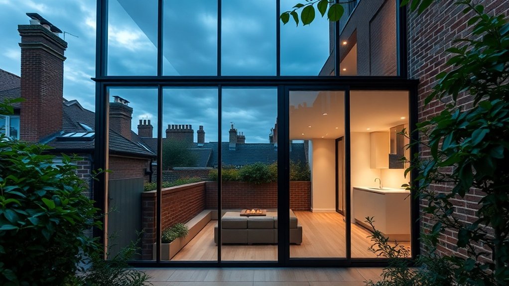 Glass Extension Walls Lambeth