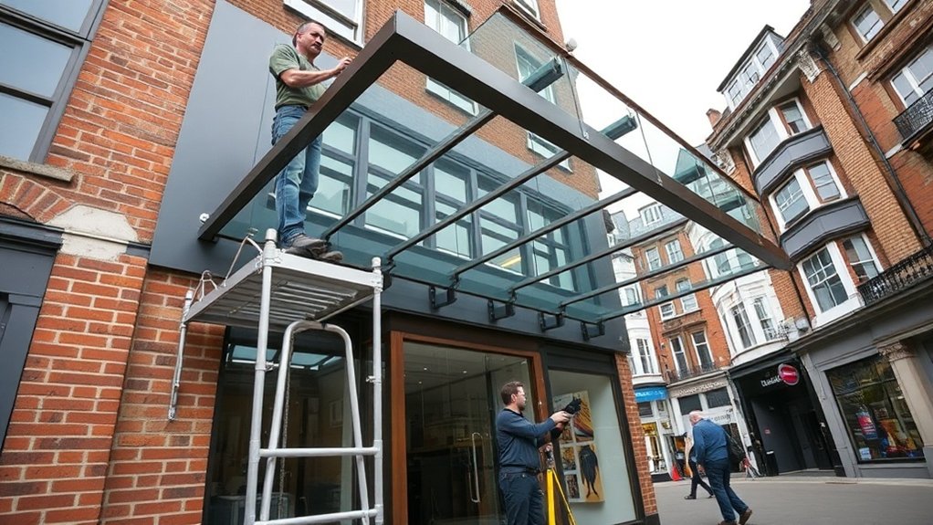 Shopfront Canopy Lambeth