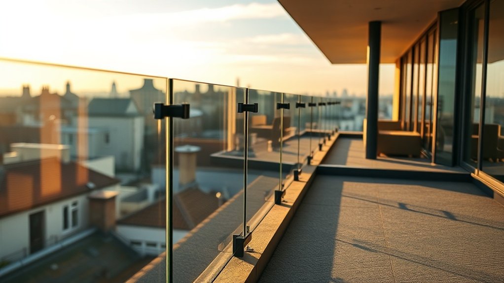 Terrace Glass Balustrades Lambeth